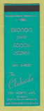 Matchbook Cover - The Clubside Glen Ellyn? IL? SAMPLE