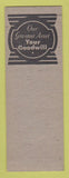 Matchbook Cover - McQuillan Welding Fabricating Pittsburgh PA SAMPLE