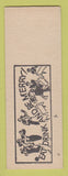 Matchbook Cover - Top Hat Three Harps Trio Grand Island NE CREASED SAMPLE