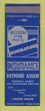 Matchbook Cover - Raymond Ashaw Insurance SAMPLE