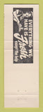 Matchbook Cover - Moneta Bar Cafe Motel WY