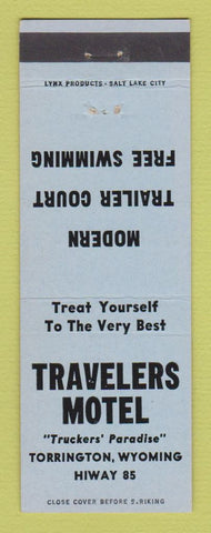 Matchbook Cover - Travelers Motel Torrington WY
