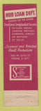 Matchbook Cover - Joe Goldstein's Hub Sporting Goods Guns Cheyenne WY