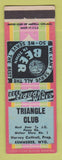 Matchbook Cover - Triangle Club Kemmerer WY