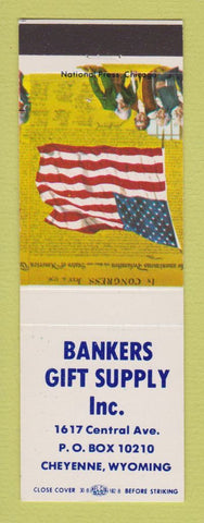 Matchbook Cover - Bankers Gift Supply Cheyenne WY