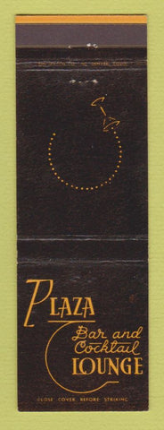 Matchbook Cover - Plaza Bar and Cocktail Lounge Laramie WY
