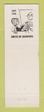 Matchbook Cover - Union State Bank 76 oil gas Upton WY