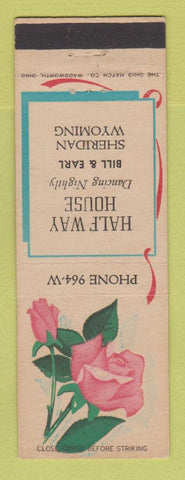Matchbook Cover - Half Way House Restaurant Sheridan WY