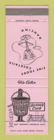 Matchbook Cover - Country Inn Supper Club Douglas WY