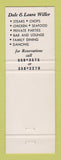 Matchbook Cover - Country Inn Supper Club Douglas WY