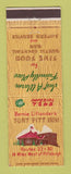 Matchbook Cover - Fort Pitt Inn Bernie Liflander's Pittsburgh PA
