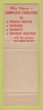 Matchbook Cover - Fort Pitt Inn Bernie Liflander's Pittsburgh PA