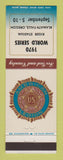 Matchbook Cover - American Legion 1970 World Series Klamath Falls OR baseball