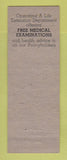 Matchbook Cover - Louisiana Life Insurance New Orleans LA ADVANCE