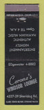 Matchbook Cover - Cerone's Windsor Lounge Chicago? IL?