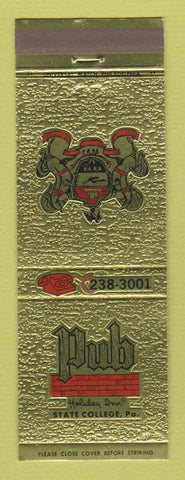 Matchbook Cover - Pub Holiday Inn State College PA