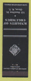 Matchbook Cover - Knights of Columbus Olean NY