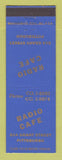 Matchbook Cover - Radio Cafe Pittsburgh PA