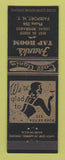 Matchbook Cover - Frank's Tap Room Fairport NY girlie
