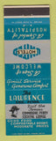 Matchbook Cover - Lawrence Hotel Erie PA