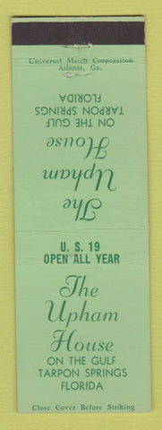 Matchbook Cover - Upham House Tarpon Springs FL
