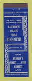 Matchbook Cover - Heinen's Grocery Cleveland OH