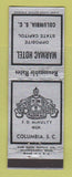 Matchbook Cover - Marmac Hotel Columbia SC