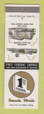 Matchbook Cover - First Federal Savings and Loan Sarasota FL