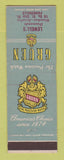 Matchbook Cover - Gruen Watches Lewell's Painesville OH WORN
