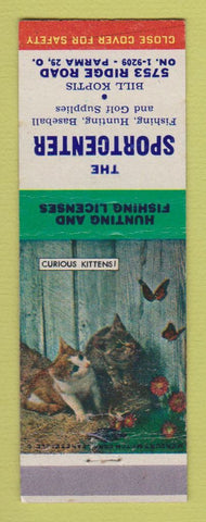 Matchbook Cover - The Sportcenter Parma OH sporting goods