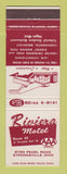 Matchbook Cover - Riviera Motel Strongsville OH