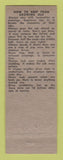 Matchbook Cover - Knox Trailer Sales Park Knoxville TN