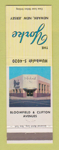 Matchbook Cover - The Yorke Savings Bank Newark NJ