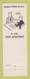 Matchbook Cover - Clinton National Bank St Johns MI