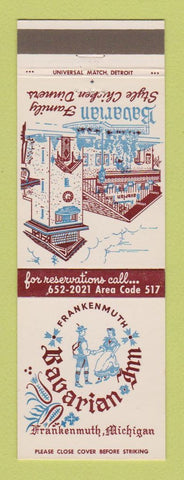 Matchbook Cover - Bavarian Inn Frankenmuth MI