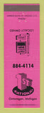 Matchbook Cover - 1st National Bank Ontonagon MI