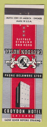 Matchbook Cover - Croydon Hotel Chicago IL