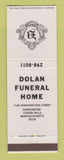 Matchbook Cover - Dolan Funeral Home Dorchester MA