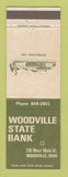 Matchbook Cover - Woodville State Bank OH