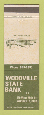 Matchbook Cover - Woodville State Bank OH