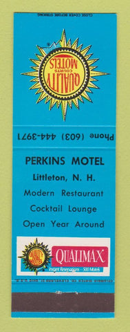 Matchbook Cover - Quality Courts Motels Perkins Littleton NH