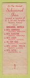 Matchbook Cover - Schimmel Hotels Lincoln Omaha NE Quincy Galesburg IL
