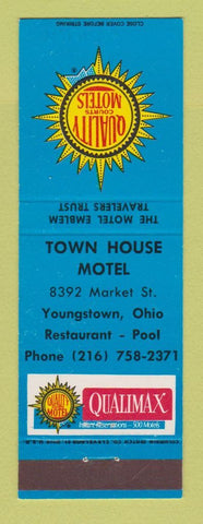 Matchbook Cover - Quality Courts Motels Town House Youngstown OH