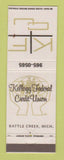 Matchbook Cover - Kellogg Federal Credit Union Battle Creek MI