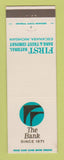 Matchbook Cover - First National Bank and Trust Escanaba MI