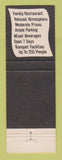 Matchbook Cover - Holiday House Restaurant Dumfries VA