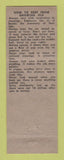 Matchbook Cover - Knox Trailer Sales Park Knoxville TN
