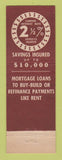 Matchbook Cover - Lincoln Savings and Loan Cleveland OH Abraham