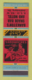 Matchbook Cover - Bankston's Snack Bar Motel Jenkinsburg GA