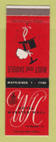 Matchbook Cover - Hotel Webster Hall Pittsburgh PA Boot and Saddle